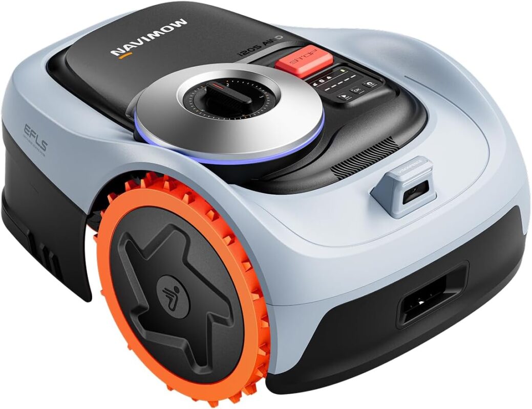 Segway Navimow i205 AWD (Neuer i105E) Mähroboter ohne Begrenzungskabel, Empf. 500 m², Allradantrieb für Steigungen bis zu 45%, EFLS NRTK + Vision, Automatisches Kartieren, Keine RTK-Antenne