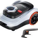 Segway Navimow i208 LiDAR mit Garage M, Mähroboter ohne Begrenzungskabel für 800 m², bis 45% Steigung, Solid-State LiDAR + Vision, Automatisches Kartieren, Ohne Drähte oder Antenne, Integriertes 4G