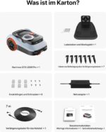 Segway Navimow i210 LiDAR Pro Mähroboter mit Garage M für 1000 m², LiDAR+Vision+NRTK Tri-Fusion-Positionierung, Xero-Turn AWD für 55% Steigungen, Auto-Kartierung (Getrennt versandt Werden)