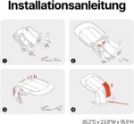 Segway Navimow Garage M, Faltbare Garage für Mähroboter, Keine Signalblockierung, Schutz vor Sonne und Regen, Kompatibel für i208 LiDAR, i215 LiDAR, i220 LiDAR, i210 LiDAR Pro, i220 LiDAR Pro, H Serie