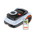Segway Navimow i210 LiDAR Pro Mähroboter mit Garage M für 1000 m², LiDAR+Vision+NRTK Tri-Fusion-Positionierung, Xero-Turn AWD für 55% Steigungen, Auto-Kartierung (Getrennt versandt Werden)