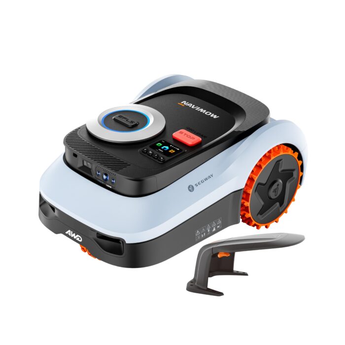 Segway Navimow i210 LiDAR Pro Mähroboter mit Garage M für 1000 m², LiDAR+Vision+NRTK Tri-Fusion-Positionierung, Xero-Turn AWD für 55% Steigungen, Auto-Kartierung (Getrennt versandt Werden)