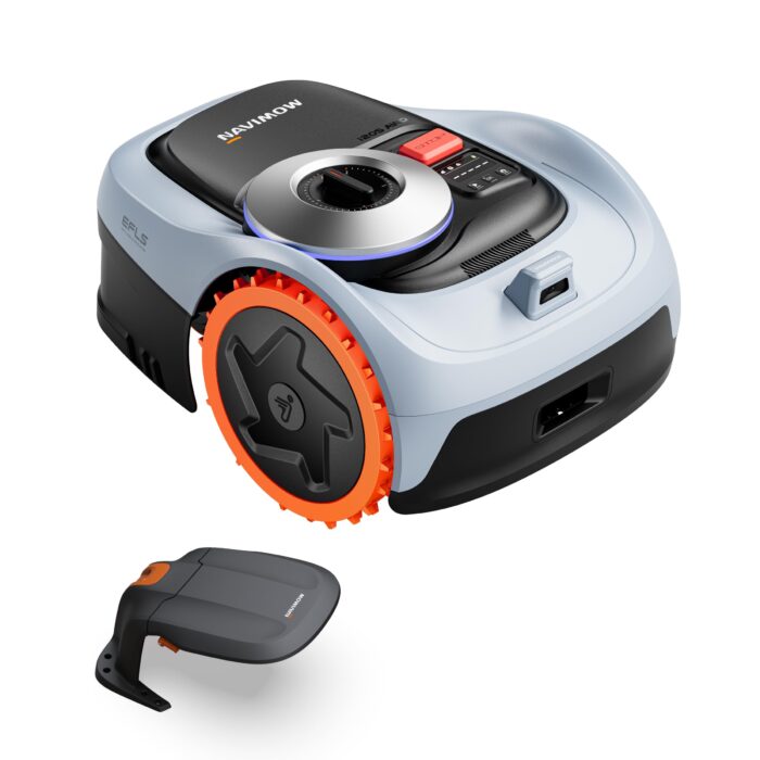 Segway Navimow i205 AWD (Neuer i105E) Mähroboter ohne Begrenzungskabel, Empf. 500 m², Allradantrieb für Steigungen bis zu 45%, EFLS NRTK + Vision, Automatisches Kartieren, Keine RTK-Antenne