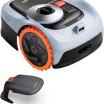 Segway Navimow i205 AWD (Neuer i105E) Mähroboter ohne Begrenzungskabel mit Garage S, für 500 m², Allradantrieb für 45% Steigung, NRTK+Vision, Keine RTK Antenne erforderlich (Getrennter Versand)
