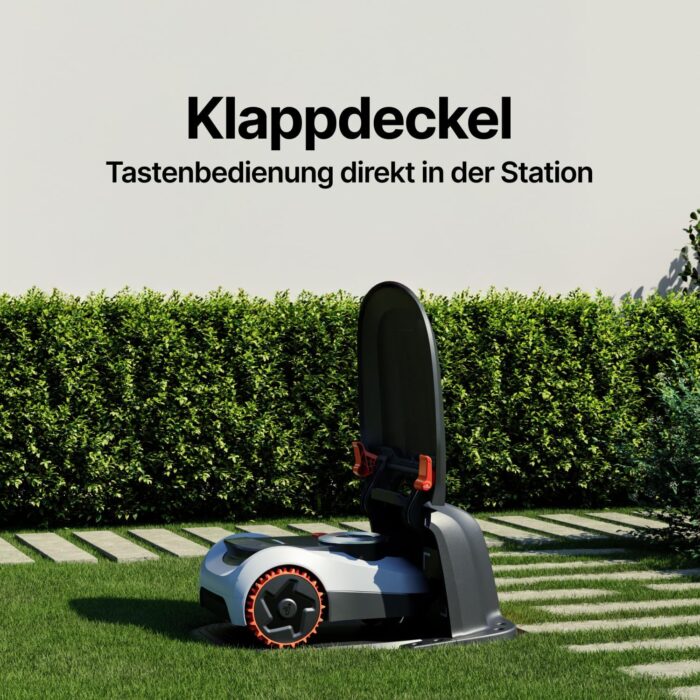 Segway Navimow Garage M, Faltbare Garage für Mähroboter, Keine Signalblockierung, Schutz vor Sonne und Regen, Kompatibel für i208 LiDAR, i215 LiDAR, i220 LiDAR, i210 LiDAR Pro, i220 LiDAR Pro, H Serie