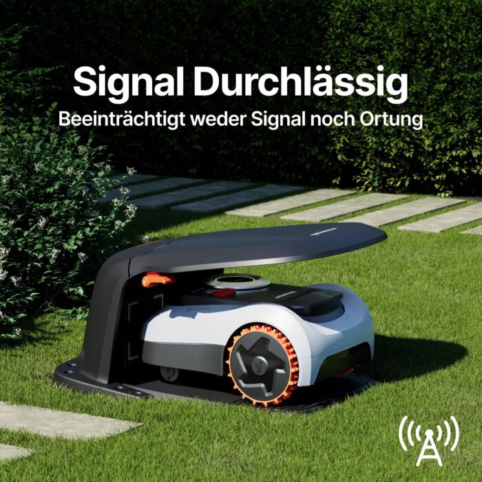 Segway Navimow Garage M, Faltbare Garage für Mähroboter, Keine Signalblockierung, Schutz vor Sonne und Regen, Kompatibel für i208 LiDAR, i215 LiDAR, i220 LiDAR, i210 LiDAR Pro, i220 LiDAR Pro, H Serie