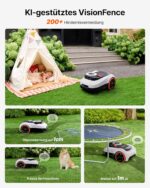 Segway Navimow i208 LiDAR mit Garage M, Mähroboter ohne Begrenzungskabel für 800 m², bis 45% Steigung, Solid-State LiDAR + Vision, Automatisches Kartieren, Ohne Drähte oder Antenne, Integriertes 4G