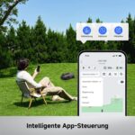 MOVA ViAX 500 Mähroboter Ohne Begrenzungskabel, Empf. 500 m², KI-gestützte Kartierung, 360°-LiDAR & Dual-KI-Vision, Intelligente Hindernisvermeidung, U-Fahrbahn, Kantenschnitt, App-Steuerung