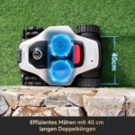 DREAME A3 AWD Pro 3500 Robot-Rasenmäher, für 3500 m², 4WD-Nabenmotoren, ohne RTK, 360° 3D-LiDAR & KI-Vision, Steigfähigkeit bis zu 80% (38,7°), EdgeMaster 2.0: ＜ 4 cm Kantenpräzision