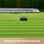 MOVA ViAX 250 Mähroboter Ohne Begrenzungskabel, Empf. 250m², KI-gestützte Kartierung, U-förmige Bahnen, Hindernisvermeidung Dual-Vision, Besserer Kantenschnitt, Für Komplexe Gelände, Appsteuerung